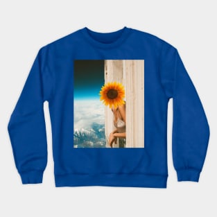 Sunflower head Crewneck Sweatshirt